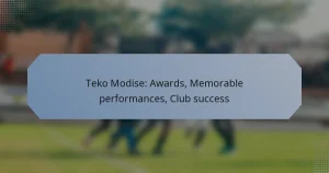 Teko Modise: Awards, Memorable performances, Club success