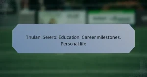 Thulani Serero: Education, Career milestones, Personal life
